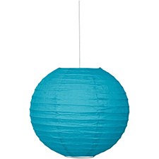 Caribbean Teal 10in Lantern
