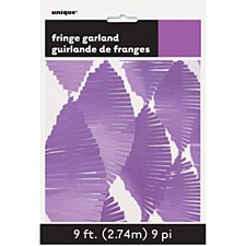 Lavender Fringe Garland