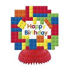 Blocks Birthday Honeycomb
