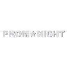 Glittered Prom Night Streamer