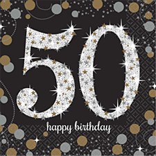 Sparkling Celebration 50 Lunch Napkins