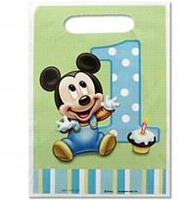 Mickey 1st Birthday Loot Bags