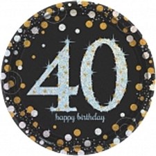 Sparkling Celebration 40 7"Plate
