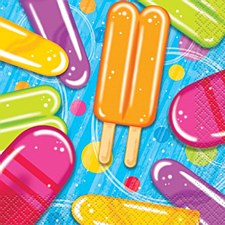Popsicle & Ice Cream Lunch Napkins