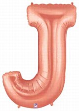 Rose Gold Letter J