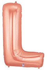 Rose Gold Letter L