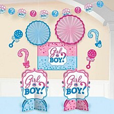 Gender Reveal Room Decorating Kit