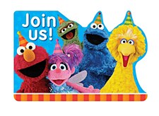 Sesame Street Invitations