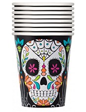 Skull Day Of The Dead Cups
