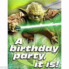 Star Wars 8ct invitations