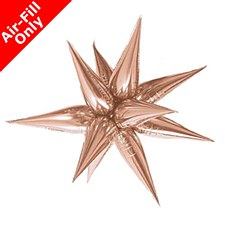 Rose Gold 39.3" Star Burst Balloon