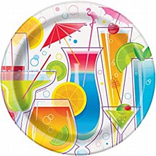 9"Summer Cocktail Plates