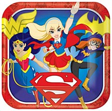Superhero 9'' Plates Amscan No.551069 Superhero 9'' Plates Amscan No.551069
