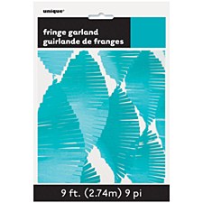 Teal Fringe Garland