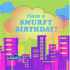 The Smurfs Lunch Napkins