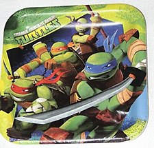 9"Teenage Mutant Ninja Turtles Plates 9"Teenage Mutant Ninja Turtles Plates