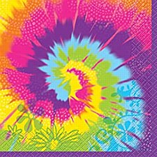 Tye-Dye Swirl Bev.Napkins Tye-Dye Swirl Bev.Napkins