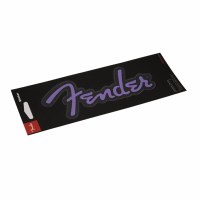 Fender Logo Sticker Purple Glitter