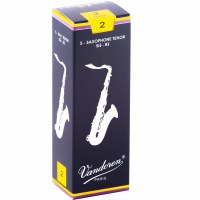 Vandoren 5 Pack Tenor Saxophone Reeds Size #2 (SR222)