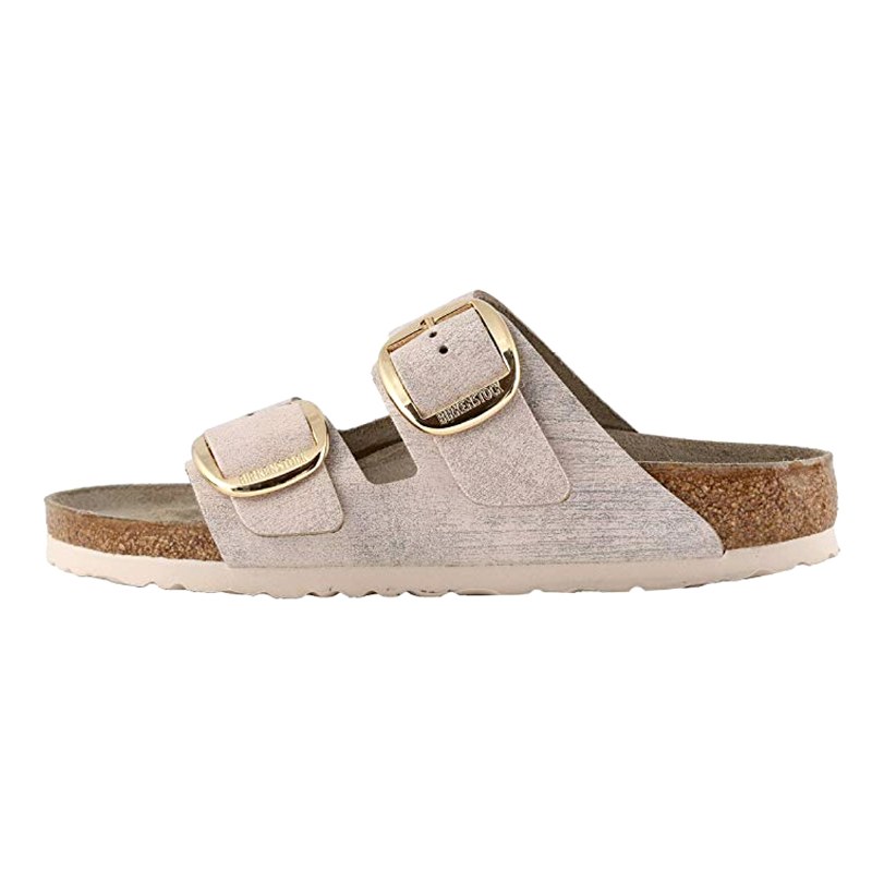 birkenstock arizona gold rose