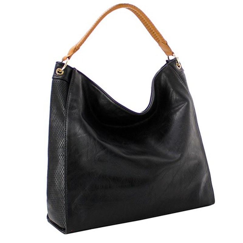 black brown handbag leather