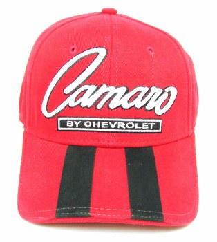 1967-1981 Camaro Rally Baseball Style Cap Garnet Red