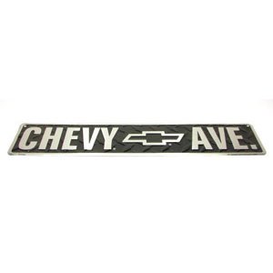 1962-1981 Camaro Chevelle Nova  Chevrolet Street Sign &quot;Chevy Ave&quot;
