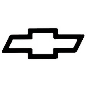 1967-1981 Camaro Chevelle Nova  Chevrolet Bow-Tie Decal Black 6&quot;x 18&quot;