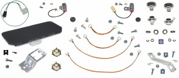 1969 Camaro Radio &amp; Speaker Installation Kit With Speaker