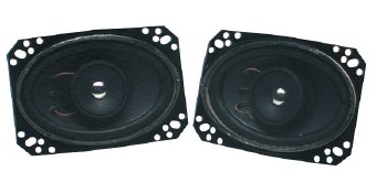 1967 1968 1969 Camaro &amp; Firebird Front Kick Panel 4x6 Speakers Pair