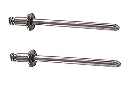 1967 1968 1969 Camaro Firebird Chevelle Nova Vin Plate Installation Rosette Rivets Pair Stainess Clear GM# 9423220