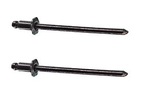 1967 1968 1969 Camaro Firebird Chevelle Nova Vin Plate Installation Rosette Rivets Pair Stainless Steel Black GM# 9442388