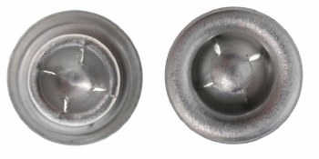 1967-1974 Camaro &amp; Firebird Body &amp; Paint Trim Tag Rivets Correct Pair