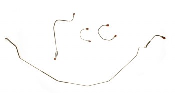 1967 1968 Camaro  Front Brake Line Kit  w/Power Drum Brakes OE