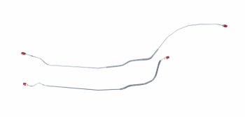 1967 Camaro &amp; Firebird Rear Axle Brake Line Kit w/Mono Leaf OE