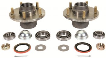 1967 1968 1969  Camaro  Drum Brake Hubs w/Wheel Bearings Seals &amp; Dust Caps