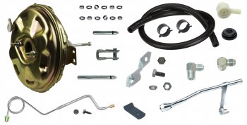 1967 Camaro Power Brake Booster &amp; Conversion Kit  327 350 Without AC