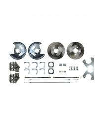 1964-1977 Chevelle EZ Fit Non-Staggered Rear Wheel Disc Brake Conversion Kit for 14&quot; Factory Wheels