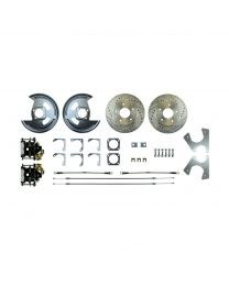 1964-1977 Chevelle EZ Fit Non-Staggered Rear Wheel Disc Brake Conversion Kit for 14" Wheels with Rotor Upgrade