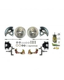 1964-1972 Chevelle Manual Front Wheel Disc Brake Conversion Kit with Master Cylinder Valve 2 Calipers &amp; 2 Rotors