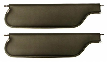 1967 1968 1969  Camaro &amp; Firebird Convertible Sunvisors OE Quality! Pair Black