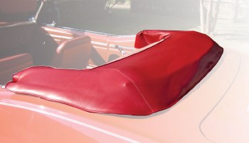 1967 1968 1969 Camaro &amp; Firebird Convertible Top Boot OE Style With Clips Red