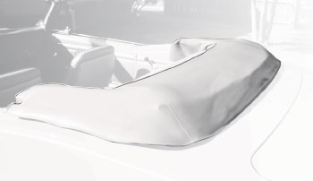 1969 Camaro &amp; Firebird Convertible Top Boot OE Style With Clips White