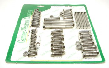 1964-1981 Camaro Chevelle Nova  Stainless Steel LT-1 Engine Bolt Kit w/Headers