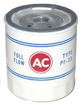 1968-1974 Camaro Oil Filter PF-25  With AC Delco Red Logo OE Quality!