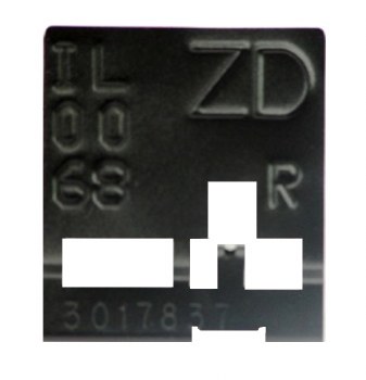 1969 Camaro Harrison Radiator ID Tag GM# 3017837 (ZD) 396 &amp; w/Manual