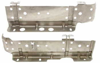 1967 1968 1969 Camaro &amp; Firebird Radiator Side Mounting Brackets BB 396 427 OE Style &quot;Assembly Line Correct&quot;