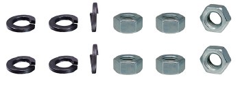 1967 1968 Camaro &amp; Firebird Fan Clutch Nut &amp; Washer Mounting Kit