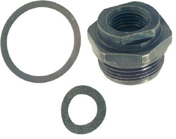 1965-1974 Camaro Chevelle Nova Holley Fuel Line Inlet Fitting &amp; Gasket Kit