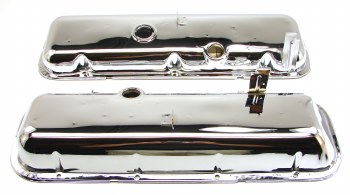 1967 Camaro Chevelle BB Chrome Valve Covers 396 427 Correct OE Quality USA!